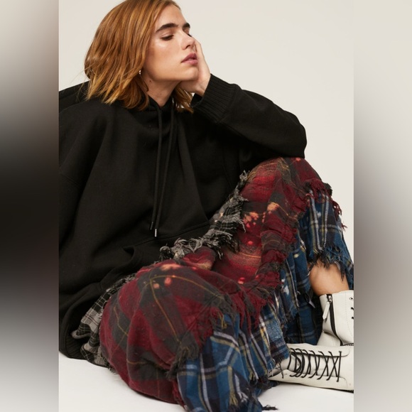 R13 Distressed Maxi Patchwork Skirt - Picture 5 of 6